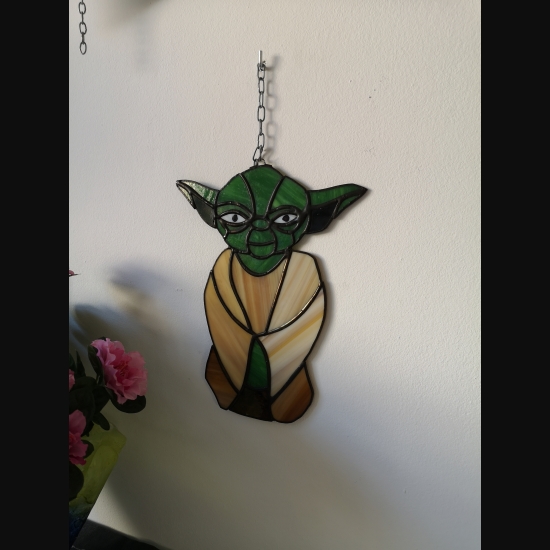 Yoda witrażowy